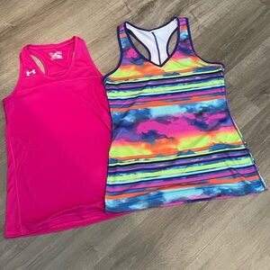 Under Armour and Fila Tanks